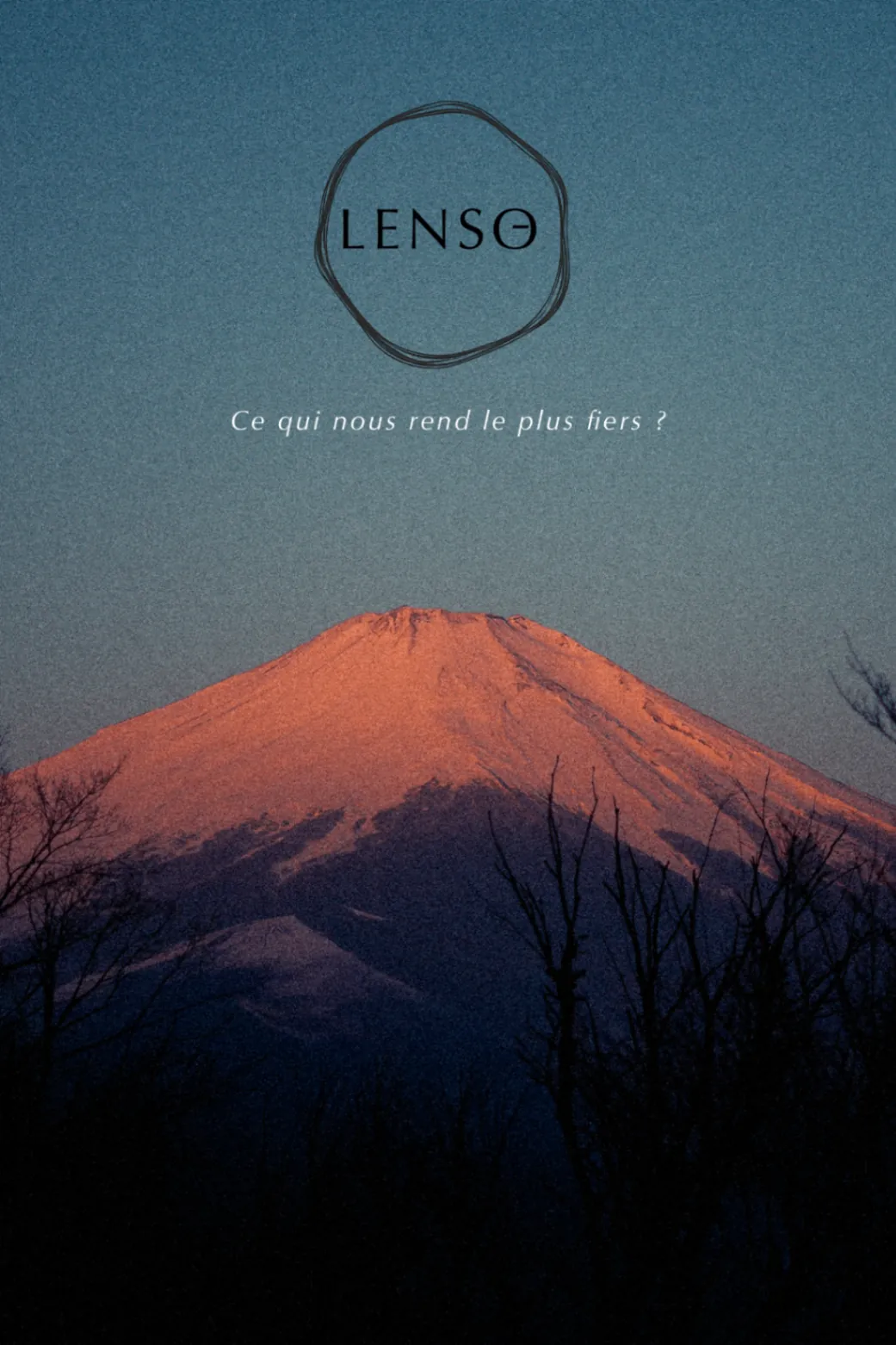 Ce qui nous rend fiers, Lenso